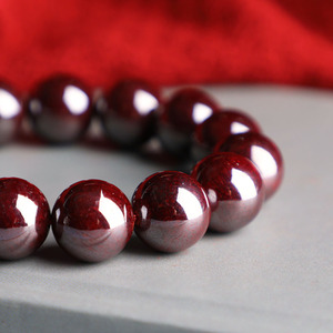 Bracelet en <span class=keywords><strong>cinabre</strong></span> naturel le plus vendu, à haute teneur en <span class=keywords><strong>cinabre</strong></span>, améliorant l'énergie, idéal comme cadeau porte-bonheur - Product Image 3