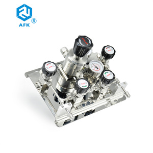 Inlet 3000アウトレット25 Psi WL200切り替えガスリレギュレーターパネルシステム酸素窒素LPG CO2ガス圧力レギュレーターマニホールド - Product Image 4