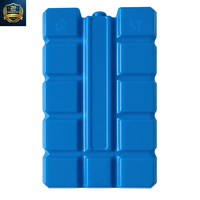 Glacière portable en plastique HDPE Blue Leopard 200 ml, étanche, pour boissons fraîches et usage extérieur