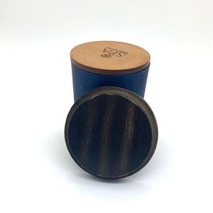 High Quality Wholesale Non Spill Antique Style Wooden Candle Lid for Glass Candle <b>Cup</b> Jar With Silicone Gasket - Product Image 6