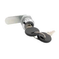 103-16 Kenop Furnitur Kunci Kamera 90 Derajat, 1/4 Perempat Putaran Besi Kabinet Dowel Pin Cam Lock
