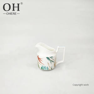 Ensemble de thé Oh Luxury Plant Prianted avec pot à thé et boîte de conserve Meilleur service à café familial et de café en Chine - Product Image 4