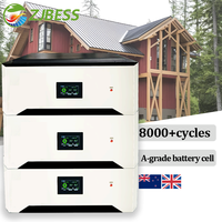 Batterie au lithium CAN hybride IP65 empilable de qualité supérieure 51,2 V 100 Ah 200 Ah 314 Ah 400 Ah LiFePO4 pour système solaire