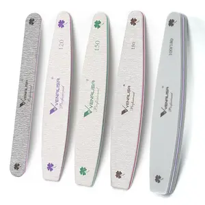 VENALISA 5 options Nail Files 100/120/150/180 Wholesale Private logo Double-sided Nail Tools Professional Nail Supplier uv gel