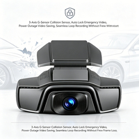 Cámara para Coche VIEVGUARB GT810 con Monitor de Estacionamiento, Grabación en Bucle, Visión Nocturna, Sensor G, Control por Aplicación, 1080P, 360° Sin Puntos Ciegos, IR Integrado