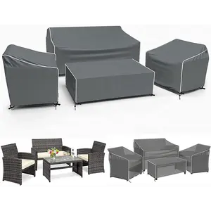 420D kunden spezifisches Design akzeptabel niedrige MOQ staub dichte Outdoor Garden Patio Sofa bezug