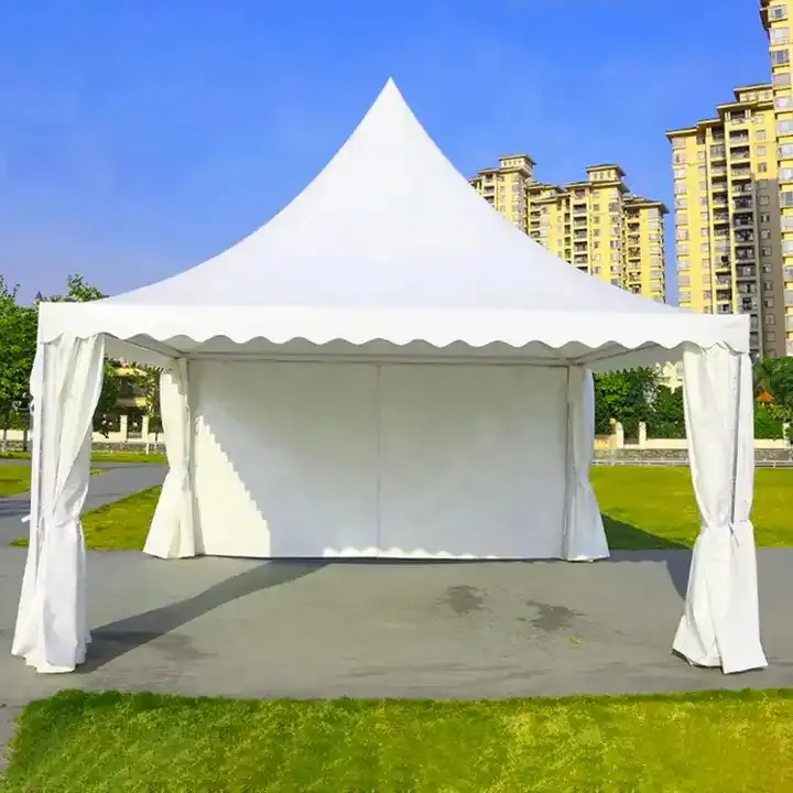 FEAMONT 10x20 tentes d'exposition en aluminium vendeur clair pvc preuve fête de mariage salon tente