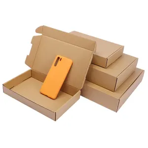 Высокое качество, маленькая почтовая отправка, картонная коробка, Крафтовая упаковочная коробка для транспортировки чехла для телефона