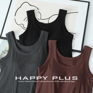 เสื้อกั๊กสตรี N9262สีทึบสายสะพายไหล่กว้างผ้าโพลีเอสเตอร์ให้ความอบอุ่นไซส์ใหญ่พิเศษสำหรับฤดูใบไม้ร่วงฤดูหนาว - Product Image 3