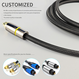 Mạ Vàng <span class=keywords><strong>Spdif</strong></span> <span class=keywords><strong>5.1</strong></span>/7.1 Sợi Quang Nylon Bện Nam Để Nam Surround Hệ Thống Âm Thanh Stereo Loa Âm Thanh Kết Nối Cáp - Product Image 3