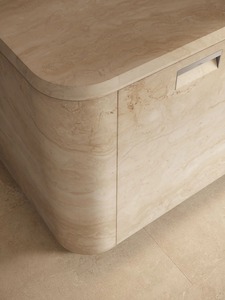 Mueble de Cocina Moderno con Puerta y Panel de MDF en Tono de Madera Clara, Superficie Fácil de Limpiar - Product Image 3