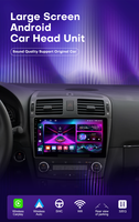 Autoradio multimédia KZS TS18 9/10 pouces Android 15 avec navigation GPS intégrée, CarPlay sans fil et lecteur DVD auto
