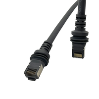 Starlink V3 Kablo Yönlendirici Anten Uydu İnternet Kiti Cat5e %100 Saf Bakır STP Korumalı Koyu Gri PVC Kılıflı Dış Mekan Kablosu
