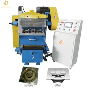 Automatic sheet metal polishing deburring machine sanding machine for finishing edge rounding and laser oxide removal