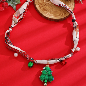 สร้อยคอจี้สามเหลี่ยมรูปทรงเรขาคณิตสร้อยคอพลอยถักด้วยมือที่สวยงาม - Product Image 3