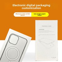Boîte d'emballage personnalisée pour coque de téléphone portable avec impression UV, couvercle en carton rigide, modèle LY-0008, fabricants sur mesure