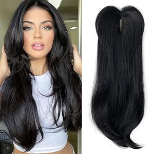 Europe et Amérique Fashion Style 55Cm Mat Haute Température Fil Cheveux Humains Toupet <span class=keywords><strong>Perruque</strong></span> pour Femmes Cheveux Amincissants - Product Image 6