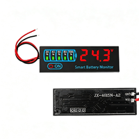 Indicateur de niveau de batterie DC7-40V, moniteur de tension, carte de test, compteur de capacité de batterie au lithium-acide 12V-48V, affichage LED