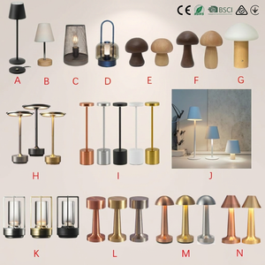 Lampade da <span class=keywords><strong>Tavolo</strong></span> Ricaricabili in Metallo per Ristorante con Base di Ricarica Wireless, LED, Lega di Alluminio, Dimmerabili al Tocco e Stazione di Ricarica - Product Image 1