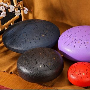 Tambor de Lengüetas de Acero de Alta Calidad de 12 Pulgadas y 13 Tonos, Tambor de Lengüetas sin Complicaciones, Instrumento Musical de Percusión Handpan - Product Image 3