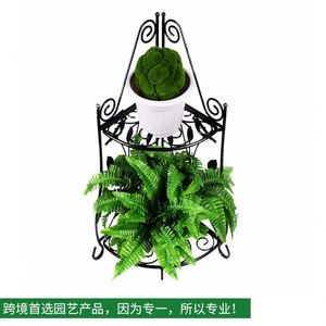 Outdoor indoor Metal Corner Plant Stand <span class=keywords><strong>2</strong></span> tier flower pot shelf - Product Image 6