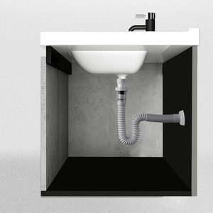 Modern Design White Conjoined Kitchen <b>Drain</b> Basin Insect Proof Anti-Corrosion Thickened Telescopic Pipe Hotel <b>Bathroom</b> - Product Image 4