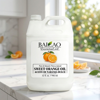 Huile aromatique naturelle à l'orange douce pressée à froid, qualité alimentaire, huile d'orange