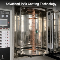 Équipement de revêtement PVD de qualité industrielle, solution clé en main écologique pour le revêtement automatique de montres par pulvérisation magnétron