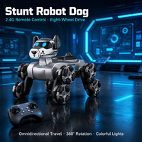 Robot chien acrobatique à 8 roues, voiture télécommandée