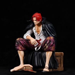 ฟิกเกอร์แอคชั่นและของเล่น อาคาคามิ โนะ ชังกุสุ ลูฟี่ พร้อมกล่องสี อุตะ บิดา แดงผม วันพีซ ฟิกเกอร์แอคชั่น ชังก์ส - Product Image 3