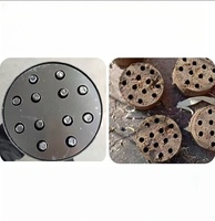 Presse manuelle pour briquettes de fumier de vache, outil en acier inoxydable, moule en nid d'abeille pour charbon