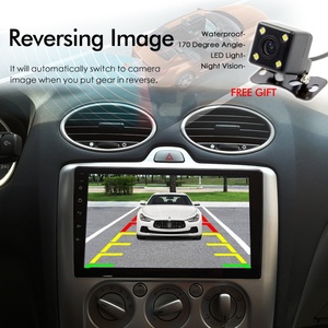 Autoradio 8+128 Go avec commande vocale IA et CarPlay pour Ford Focus 2 Mk2 2009 2010, navigation GPS, lecteur multimédia vidéo Android 13, stéréo 2DIN - Product Image 2