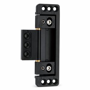 Bisagra Oculta Ajustable 3D de 120x37mm, Bisagra Invisible de un Solo Lado para Puerta, 50kg, Aleación de Zinc Negro Mate para Puerta Interior de Madera - Product Image 1