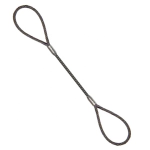 金網アイケーブルスリング鋼ワイヤーロープ耐久性 - Product Image 1