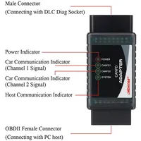 Adaptador OBDSTAR CAN FD de la Mejor Calidad, Compatible con P50 / X300 DP Plus / X300 PRO4 / Key Master DP / OdoMaster / DC706 / Keymaster 5