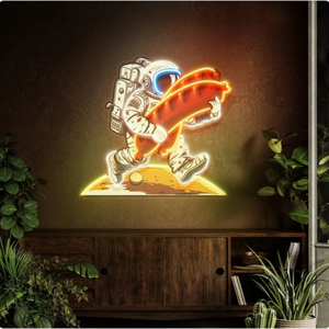 New Design Decorative Graffiti Astronaut Neon Artwork Anime Custom Neon Signs Led Neon Light for Room Decor - Product Image 4