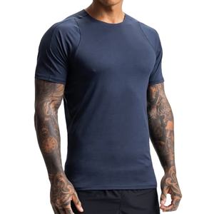 Benutzer definiertes Logo Drucken Plain Blank Running Gym Fitness Atmungsaktive Männer <span class=keywords><strong>T</strong></span>-<span class=keywords><strong>Shirt</strong></span> Training Workout <span class=keywords><strong>Sport</strong></span> Nahtloses <span class=keywords><strong>T</strong></span>-<span class=keywords><strong>Shirt</strong></span> - Product Image 1