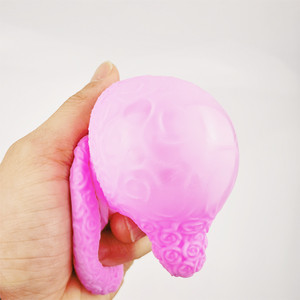 Custom Multicolor Rose Rabbit Valentine TPR Material Soft <b>Squishy</b> Stress Relief Toy for Unisex 5 to 7 Years - Product Image 2