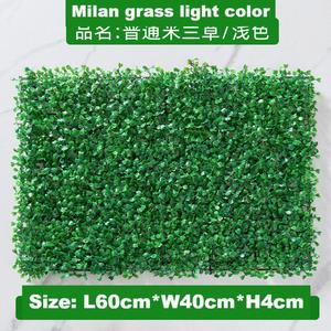 40*60 cm nhân tạo thực vật tường Milan cỏ màu xanh lá cây thực vật nền tường ngoài trời trang trí tường cỏ hoa màn hình - Product Image 2