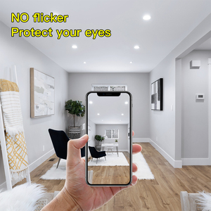 Panel LED Redondo Empotrable de 7W, Ultra Delgado, de Aluminio, de 4 Pulgadas, para Sala de Estar, Dormitorio, Oficina, Cocina, Venta al Por Mayor - Product Image 5