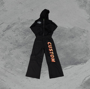 Conjunto de Sudadera con Capucha y Pantalones Deportivos Extra Grandes para Hombre, Estilo Lavado Ácido, Bordado con Estampado de Felpa 100% Lana, Otoño, Personalizado al por Mayor - Product Image 2