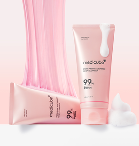 Limpiador Facial en Espuma medicube PDRN Pink Niacinamide 120g, Limpiador Facial Coreano Transformador PDRN Pink Niacinamide que Limpia Suavemente - Product Image 3