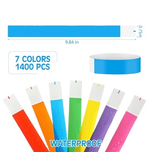 Ucuz Neon renk kağıt Tyvek bileklik/bilezik - Product Image 1