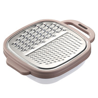 Petit éminceur manuel multifonction en acier inoxydable pour légumes – Gadget de cuisine pour trancher, couper en dés et râper les pommes de terre et les radis