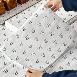 Custom Food Grade Oil-Proof Bakery Food <b>Wrapping</b> <b>Paper</b> Wax <b>Paper</b> Eye-Catching Design Burger Packaging <b>Paper</b> - Product Image 3
