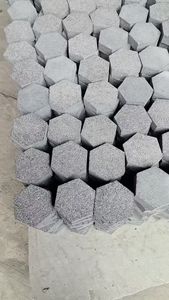 بلاط حجر طبيعي أسود مصقول G684 لرصف الفناء والممرات، بلاط جرانيت أسود - Product Image 4