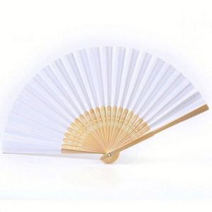 Abanicos de Bambú para Invitados de Boda, Artesanía Elegante de Bambú - Product Image 1