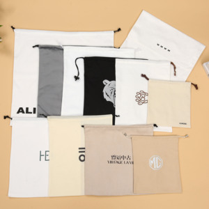 Bolsa de tela de algodón ecológica con cordón para niños, para la escuela y deportes. - Product Image 6