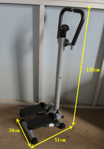 Steppeur de fitness compact avec haltères et poignée, idéal pour l'exercice aérobie en salle de sport - Meilleure vente - Product Image 2