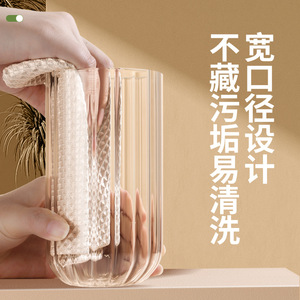 Minimalist Glass Water Bottle With Straw Portable Tea Cup For Travel Summer 2023 - Product Image 3